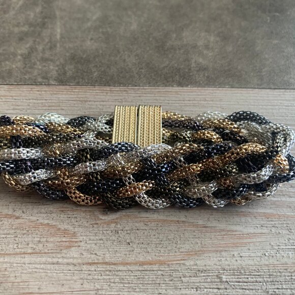 VINTAGE Mesh Braided Women's Bracelet - Picture 2 of 9